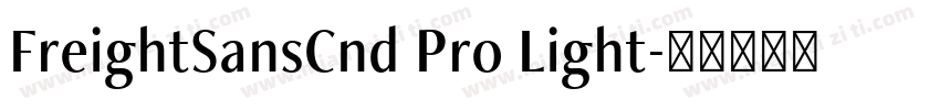 FreightSansCnd Pro Light字体转换